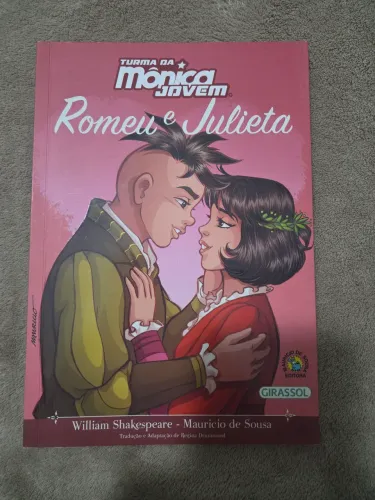Livro Romeu e Julieta da Turma da Mônica