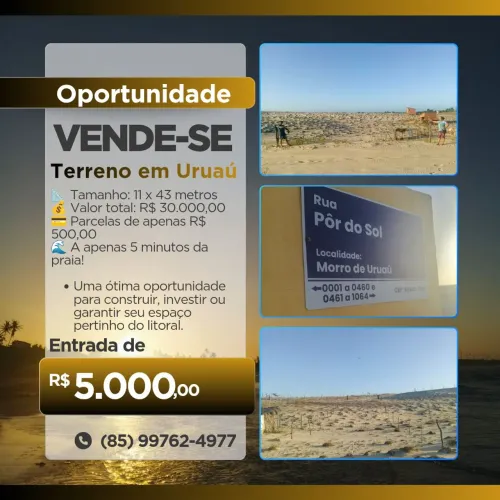 Vendo Terreno em Uruaú