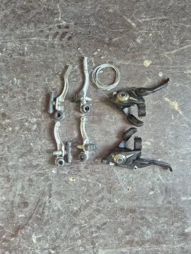 Passador shimano 21v + freio cantilever