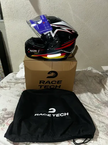 CAPACETE RACE TECH ALEMANHA, TAM 60 