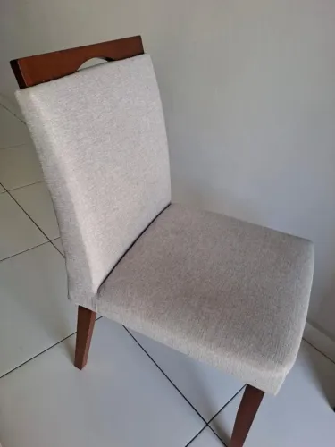 Conjunto de 6 Cadeiras para sala de jantar - Linho