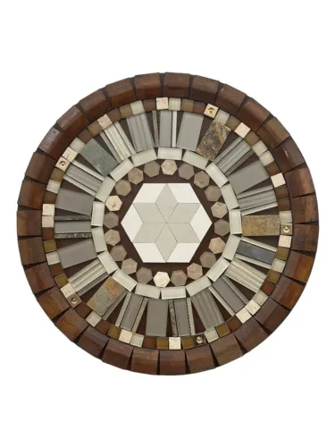 Mandala Pedras Mosaico