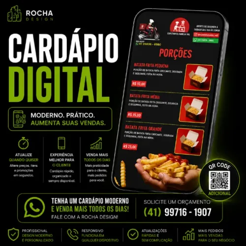 Cardápio digital profissional
