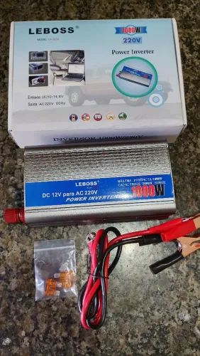 Inversor tensão 12v para 220v marca leboss