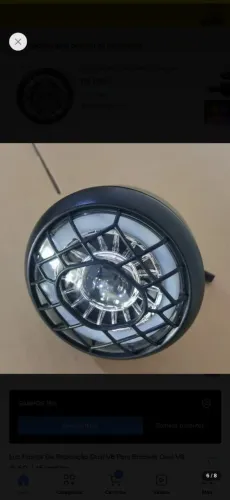 Farol com Buzina, de bike Eletrica