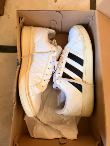 Tênis Adidas grand court base 34 branco ORIGINAL