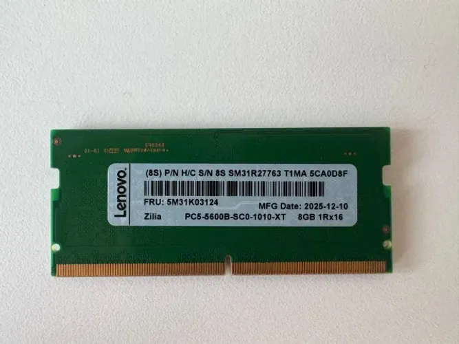 Memória DDR5 Lenovo OEM - 8GB 4800 MT/s - Excelente estado