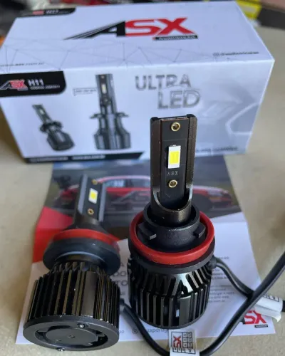 OPORTUNIDADE! ULTRA LED ASX 10.000LM MIL H1/H3/H4/H7/H8/H11/H16/H27/HB3/HB4 ENTREGA GRÁTIS