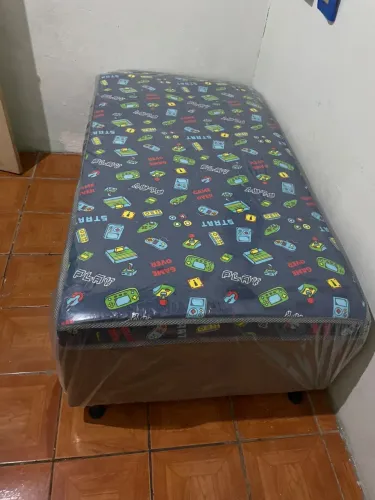 Cama de solteiro espuma!
