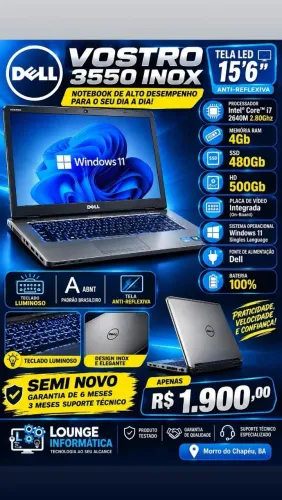 Notebook Vostro 3550 Inox