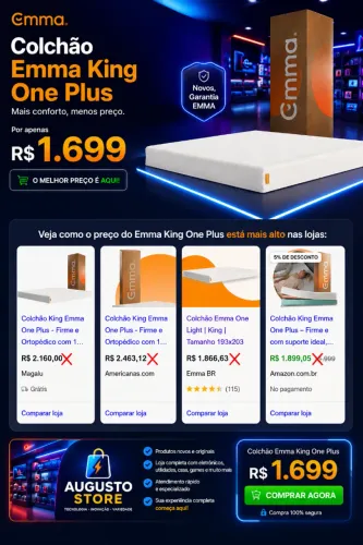 Colchão EMMA King One Plus Novo