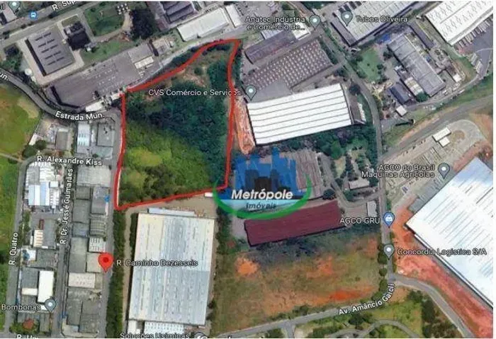 Terreno à venda, 37000 m² por R$ 45.000.000,00 - Água Chata - Guarulhos/SP
