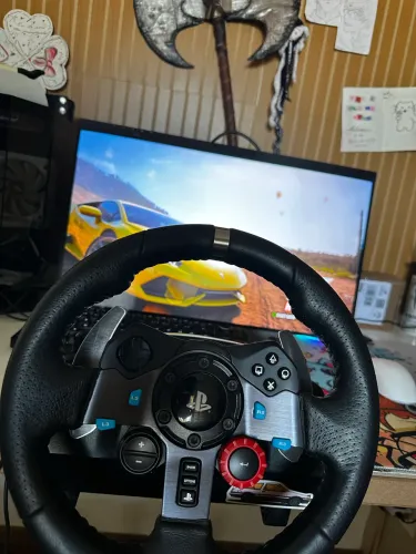 Volante Logitech G29 Completo PS4 PS5 e PC