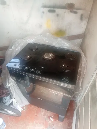 FOGÃO 5 BOCAS ATLAS ARGILE GLASS (SEMINOVO)