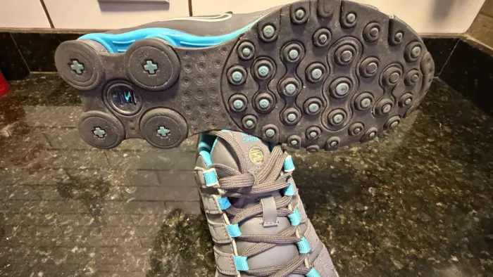 Nike shox 4 molas Azul Bebê TAM 37