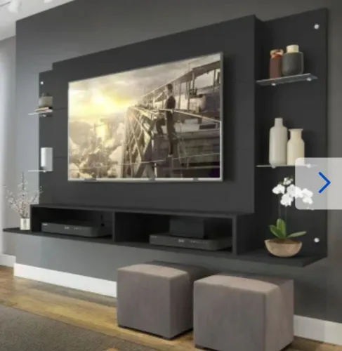 Painel preto para TV até 60" usado