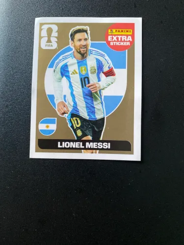 Figurinha messi gold zera