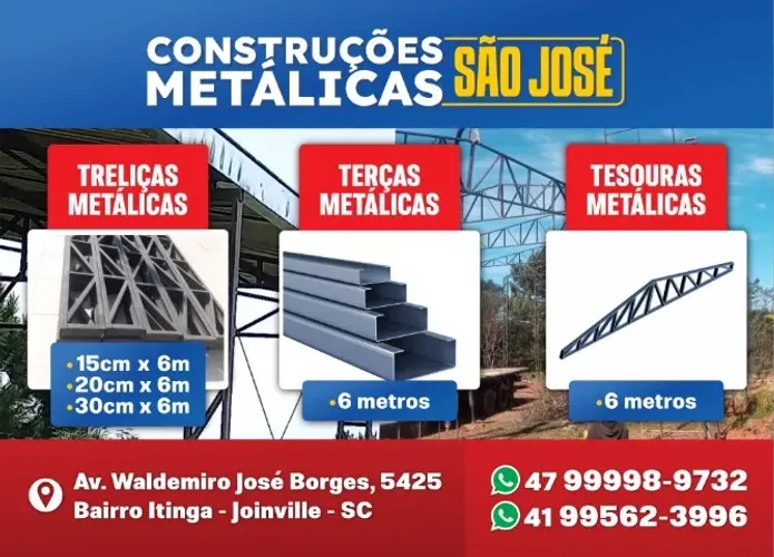 Treliças Terças Tesouras