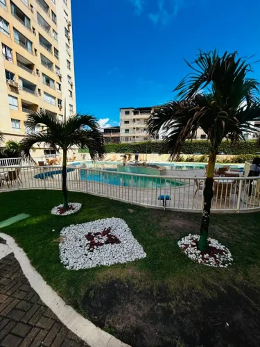 Apartamento 2/4, 01 suíte, um banheiro, cozinha, área de serviço