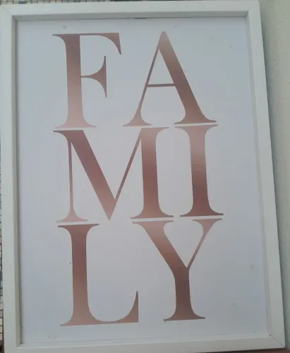 Quadro decorativo com moldura