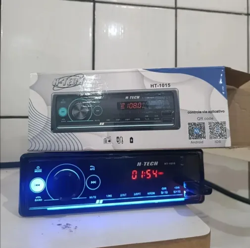 Som bluetooth pendrive usb rádio Aux 