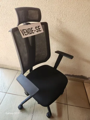 Cadeira Gamer Premium Telada Respirável de Escritório Presidente Secretária CEO Executivo