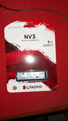SSD Kingston NV3 de 1TB NVMe M.2 2280 PCIe 4.0.