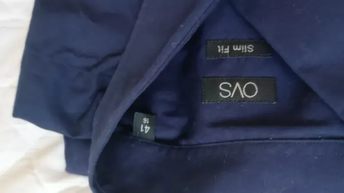 Camisa social Italiana OVS Azul marinho