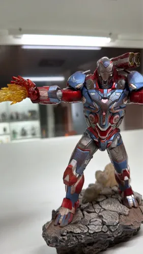 Patriota - Iron Studios - BDS Art Scale 1/10 - Sem o Rocket