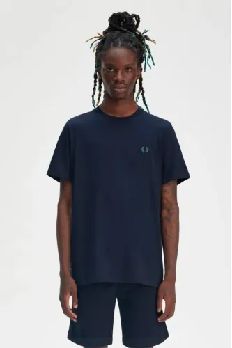 Camiseta Rear Powder Laurel Graphic Navy - Tam. GG
