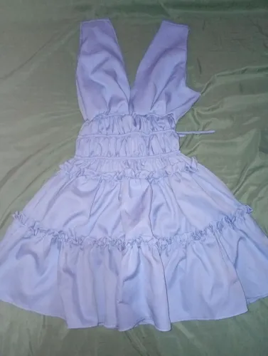 Vestido azul bebê 