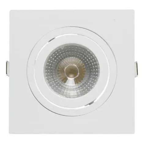 SPOT EMBUTIDO PAR20, FACE PLANA, 115X115X125, E27, ACAB. BRANCO
