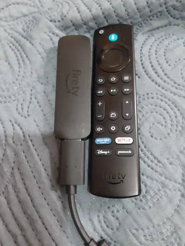 Fire TV Stick 4k Max 16 GB wi-fi 6e Alexa controle por voz 
