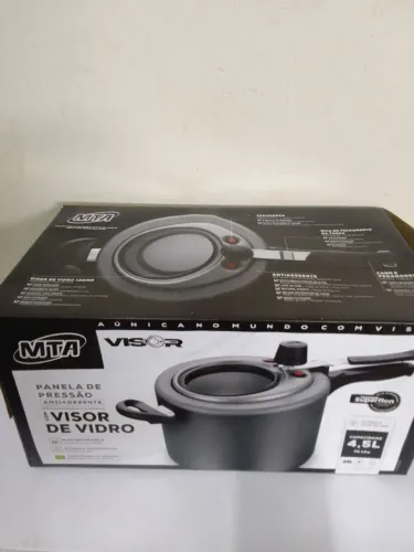 Panela Pressão Visor Vidro 4,5 L - Nova 