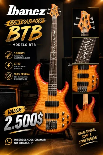 Contra baixo ibanez BTB