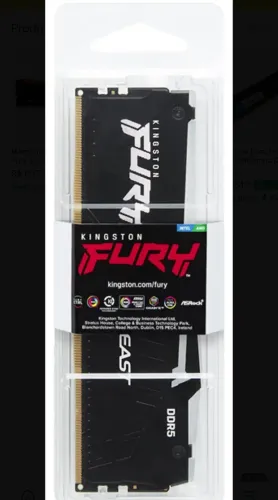 Memória RAM DDR5 16gb Hyperx Fury RGB 6000mhz