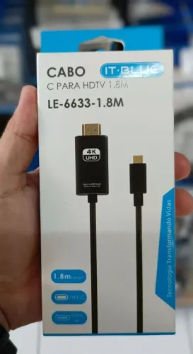 Cabo Conversor Tipo C para HDMI 