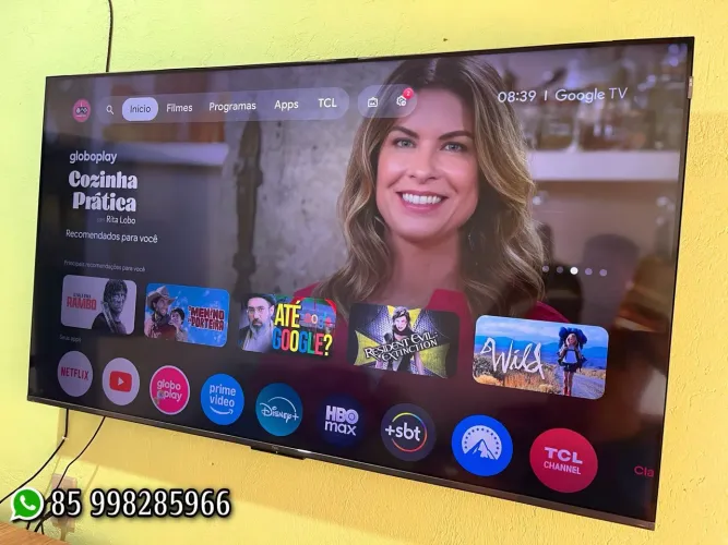 Smart tv TCL Android 55 polegadas 4k 