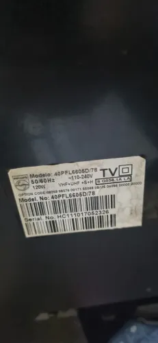 Tv lcd 42 polegadas philips tela quebrada