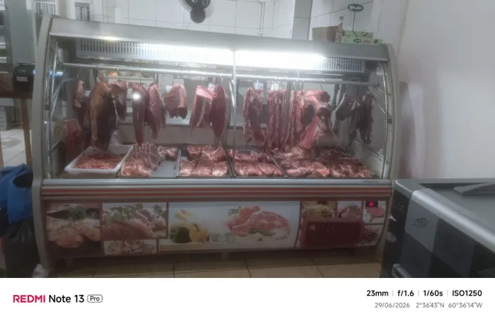 Balcão frio para carne