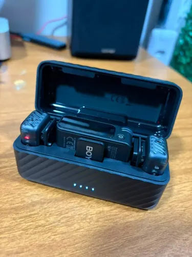 Microfone para celular e câmera profissional Boya