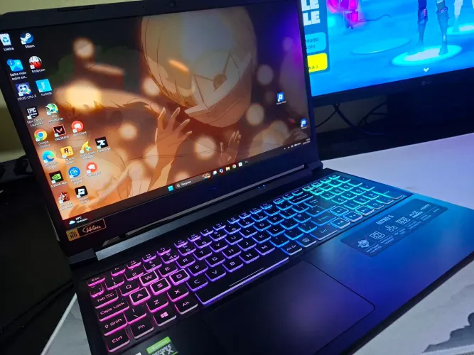 Acer Nitro 5 RTX 3070 + Ryzen 7 *Troco por placa de video*