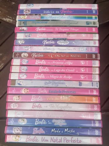 Lote de DVDs Barbie originais Leia a descrição
