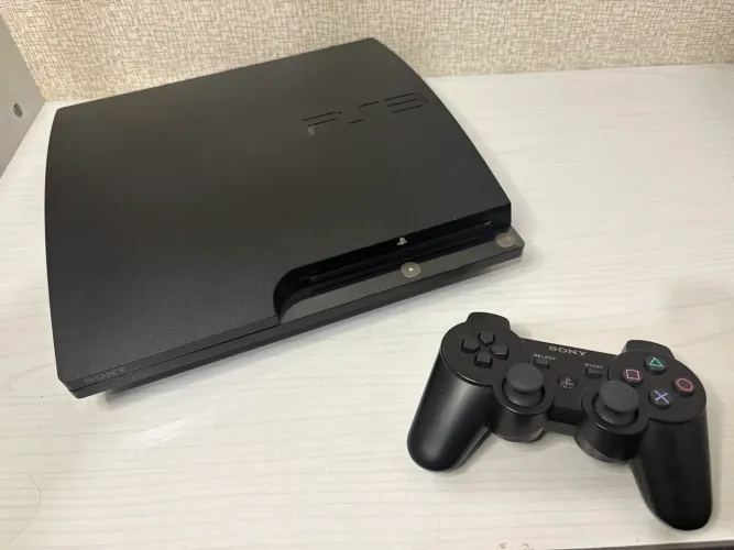 PS3 Slim + Controle Original