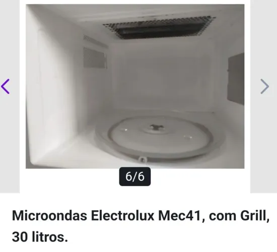 Usado microndas 