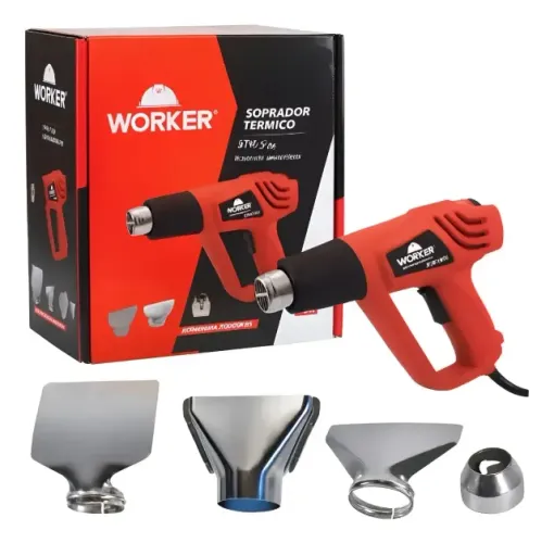 Soprador Térmico Profissional 1800w 3 Estágios 127v C/ Bicos
