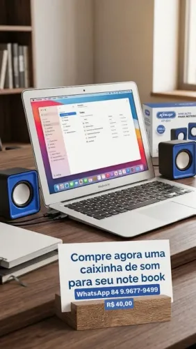 Caixinhas de som para PC e Notebook