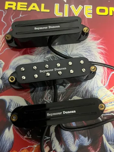 Captadores Seymour Duncan - Iron Maiden/Dave Murray set - Hot rails e JB Jr