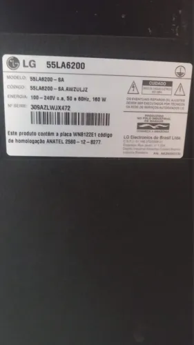 TV 55 POLEGADAS COM A TELA QUEBRADA