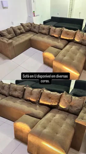 Sofá em U
